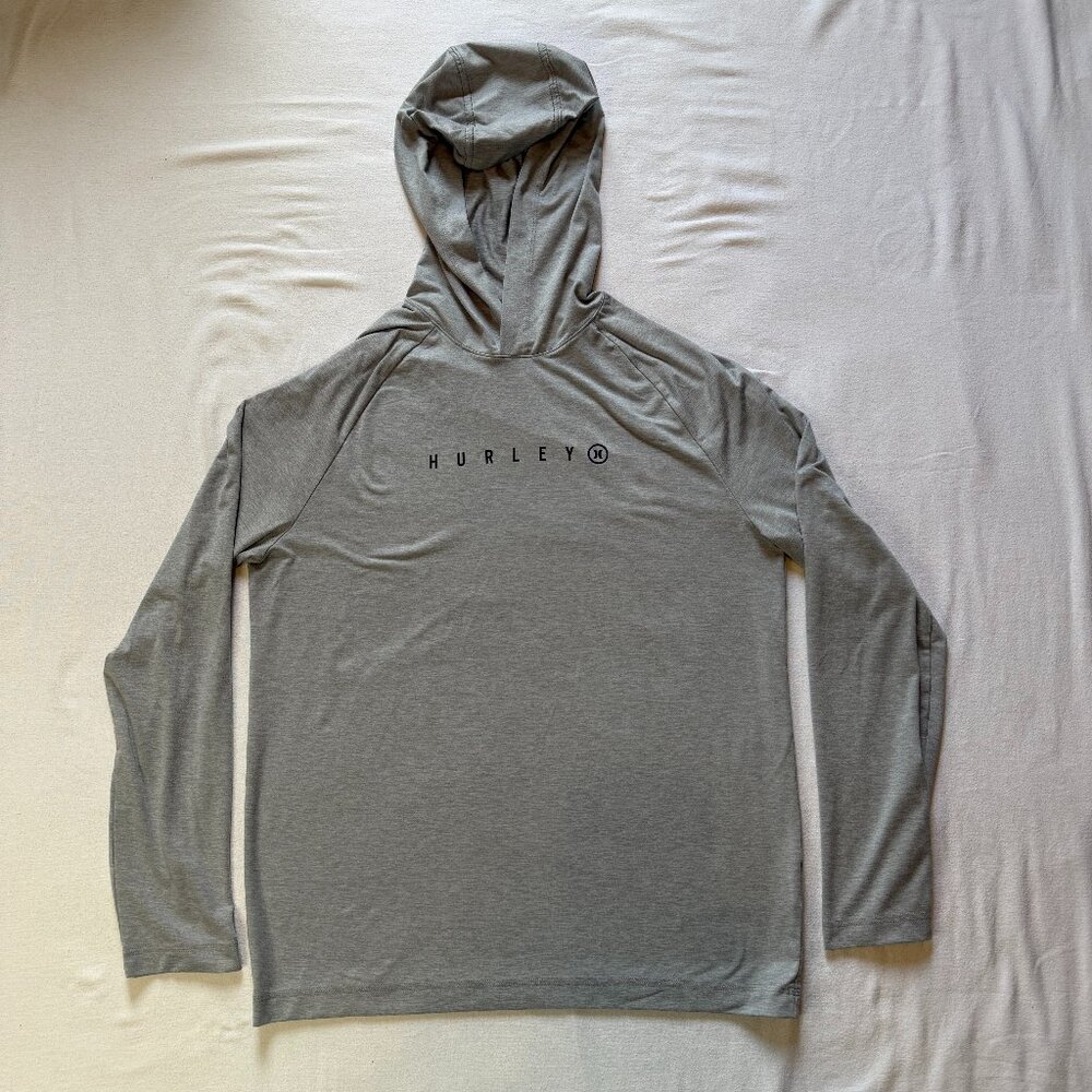 Hurley Grey‎ Hoody Shirt Men's Medium